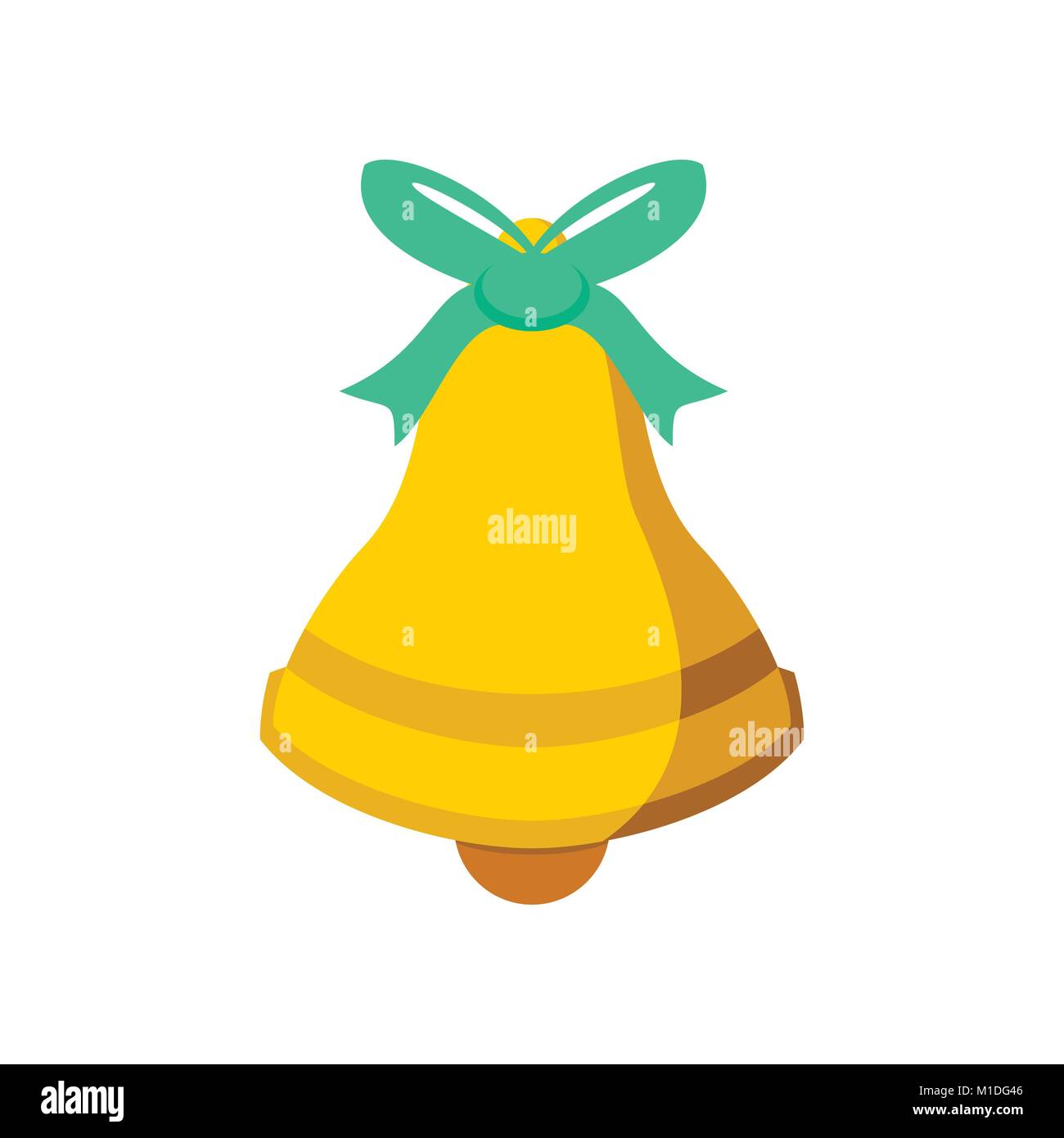 Bell Cyan Ribbon Vector Graphic Illustration Sign Symbol Design Stock ...