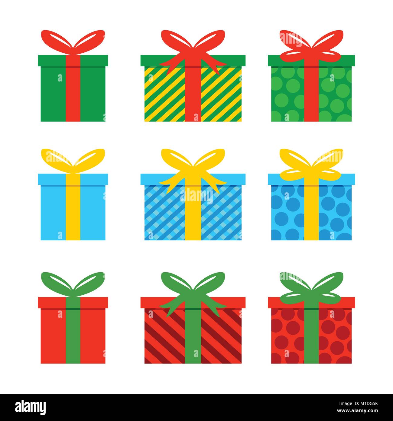 Gift Box Icon Vector Graphic Illustration Sign Symbol Design Set Stock  Vector Image & Art - Alamy