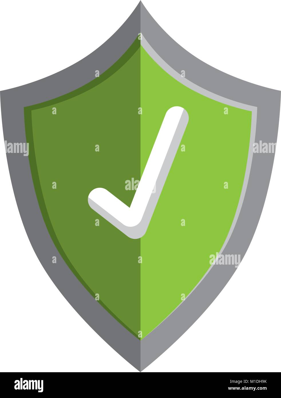 shield with check icon vector illustration design Stock Vector Image ...