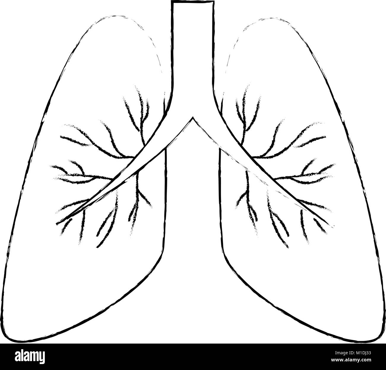 Lung Cancer Stock Vector Images - Alamy