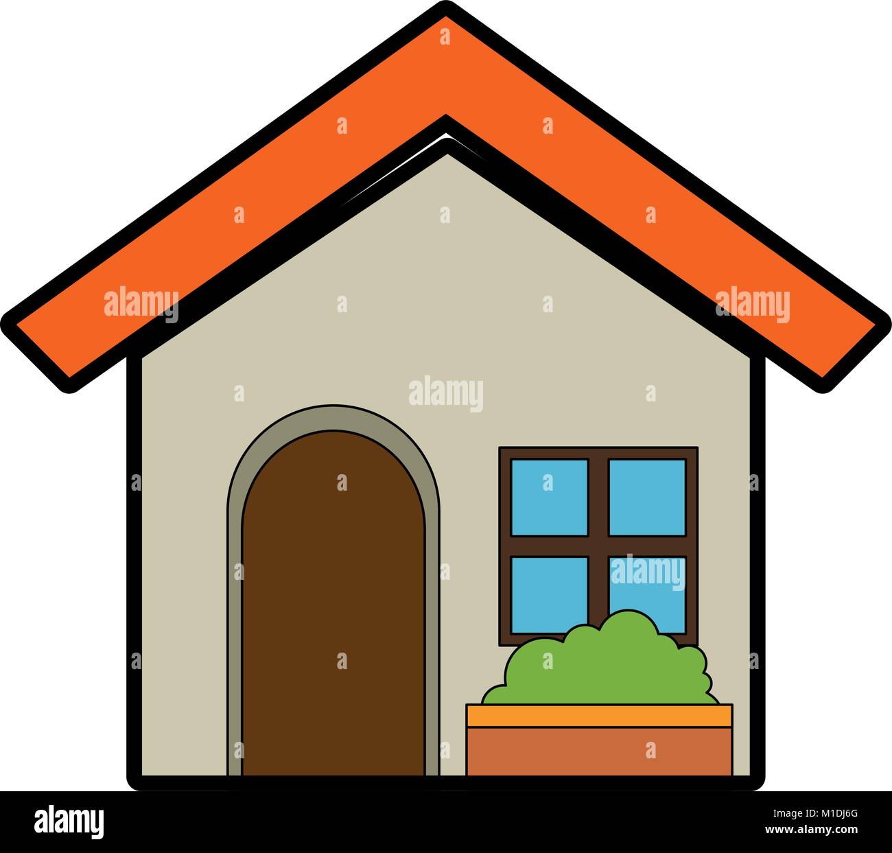 house home isolated icon vector illustration design Stock Vector Image ...