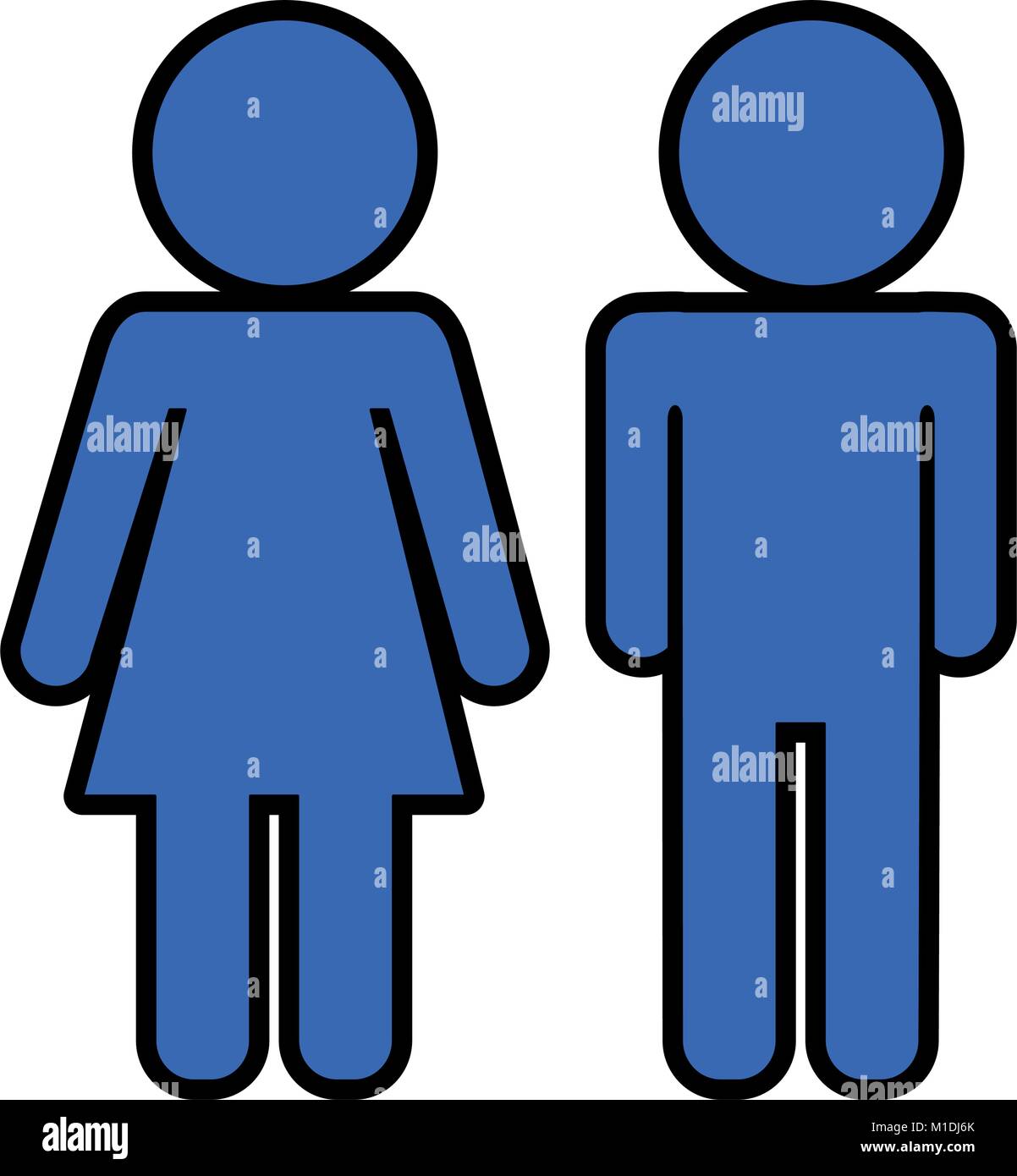 couple silhouette isolated icon vector illustration design Stock Vector ...