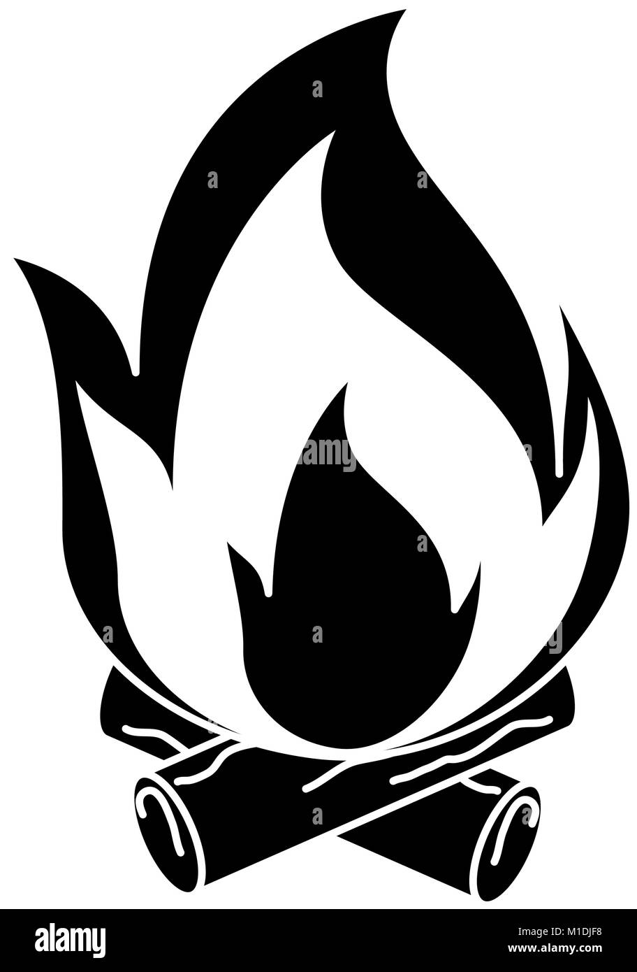 fire flame isolated icon vector illustration design Stock Vector Image ...