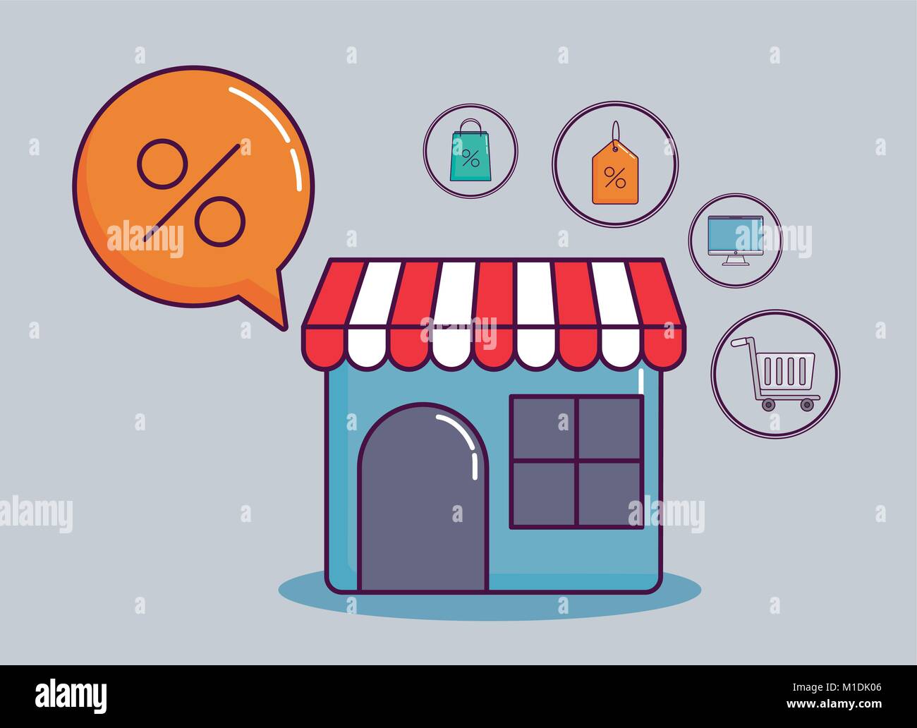 Shopping and discount design Stock Vector Image & Art - Alamy