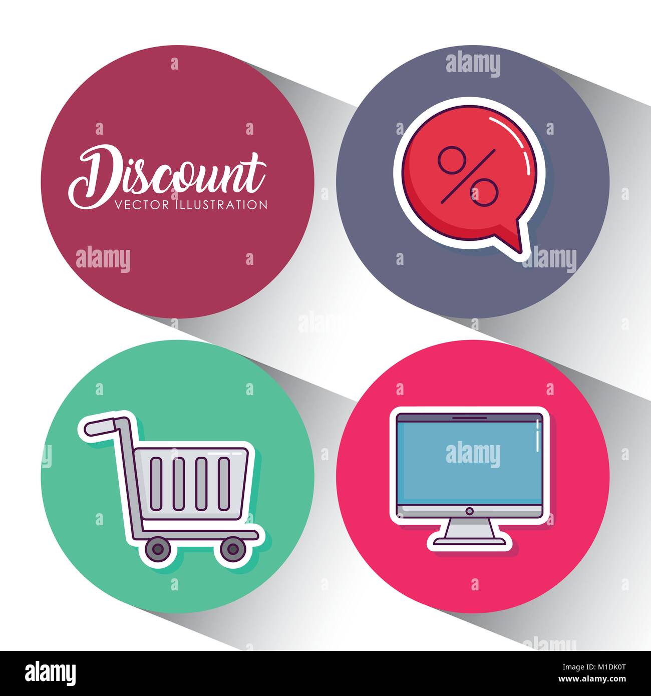 Shopping and discount design Stock Vector Image & Art - Alamy