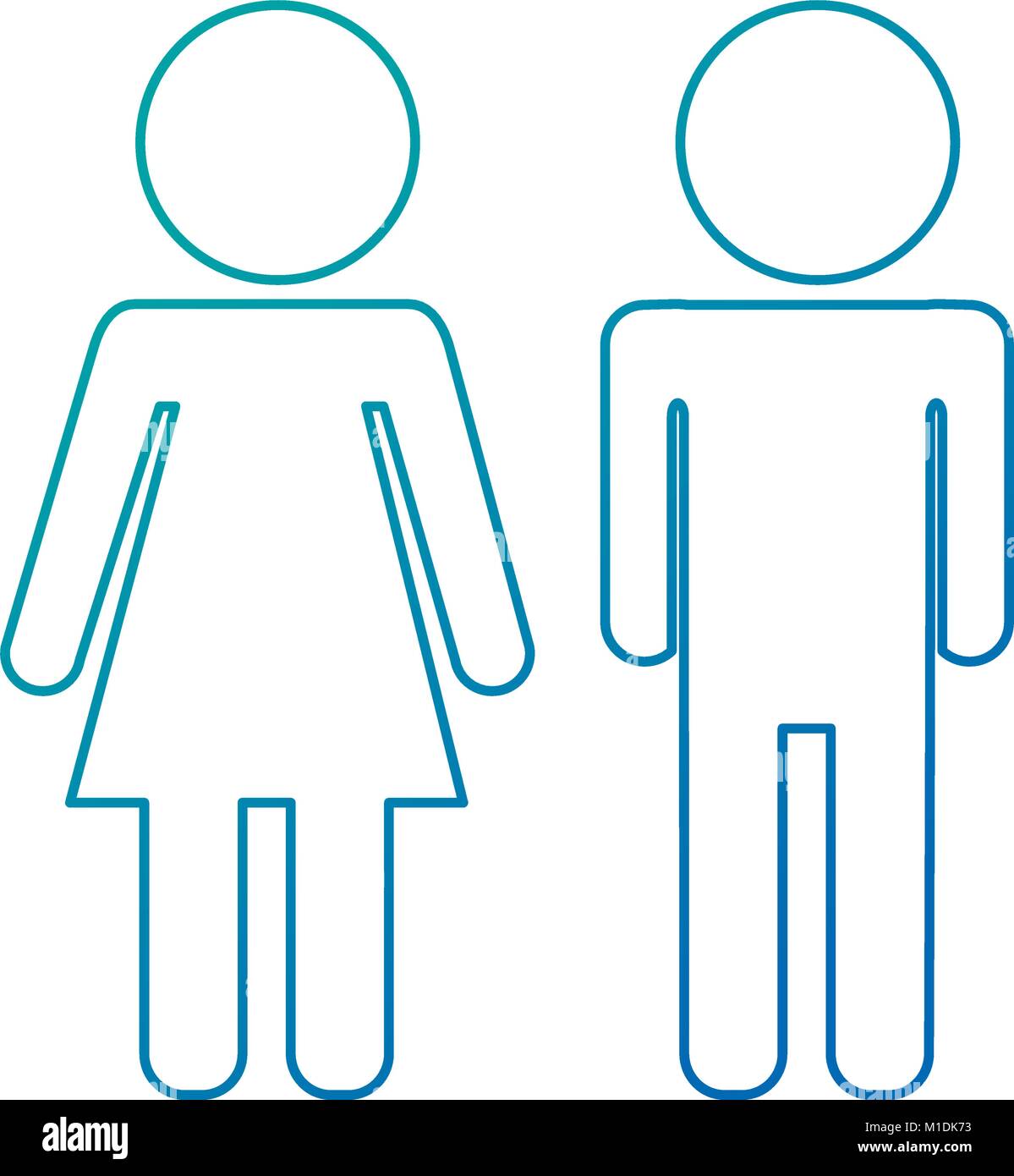 couple silhouette isolated icon vector illustration design Stock Vector ...