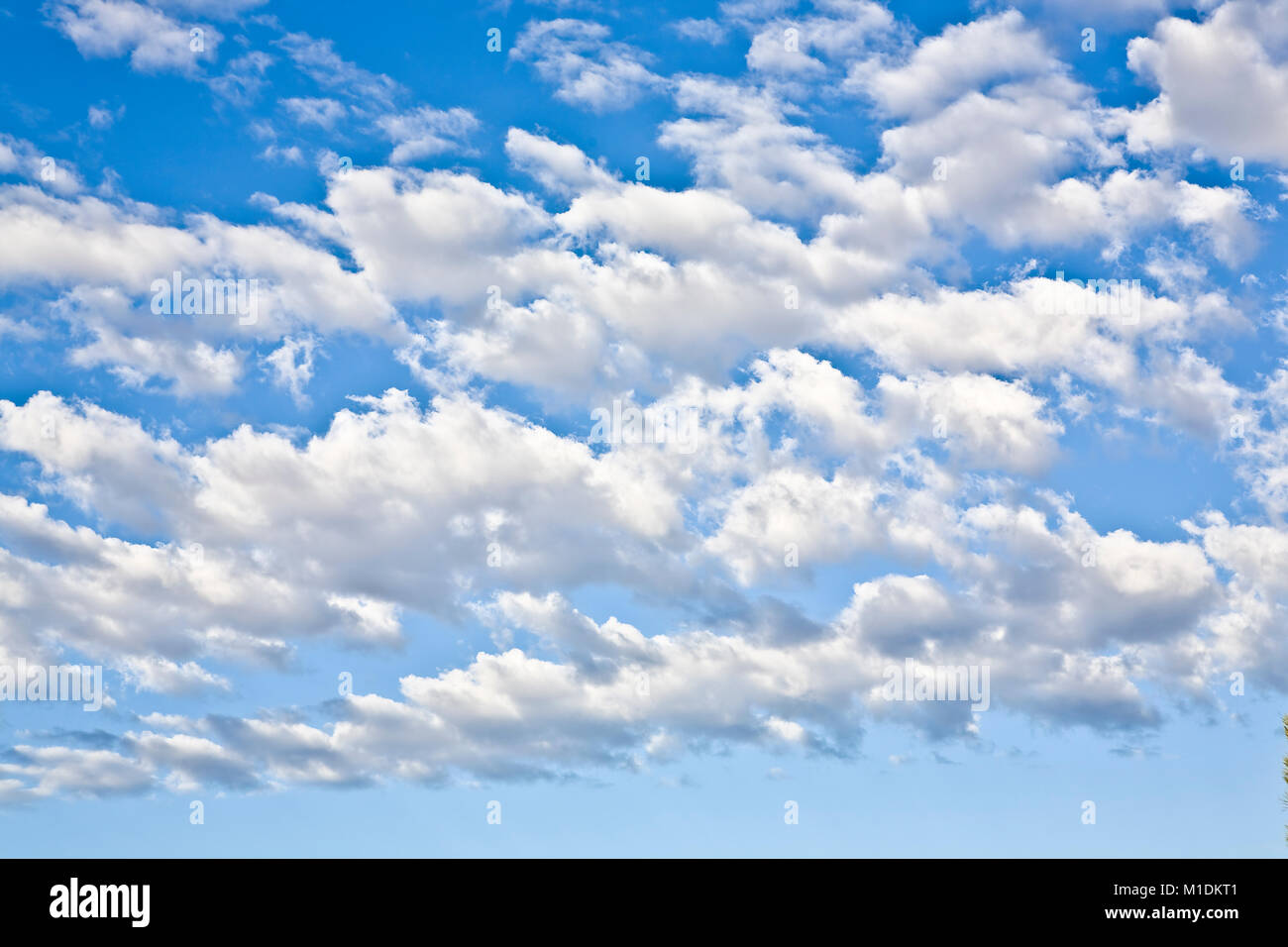 White clouds in blue sky Stock Photo - Alamy