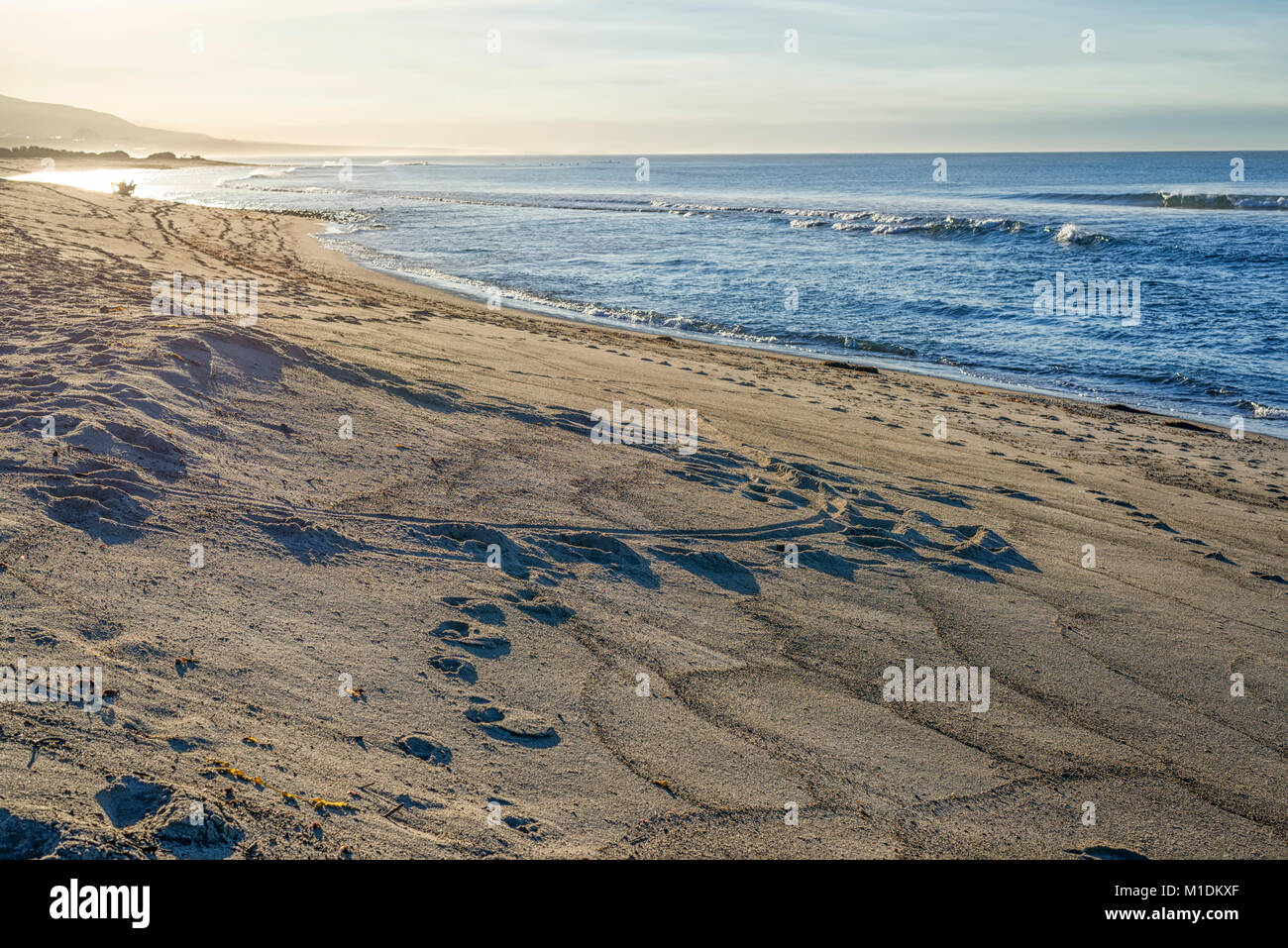 San Onofre State Beach in the morning. San Clemente, California, USA. Stock Photo