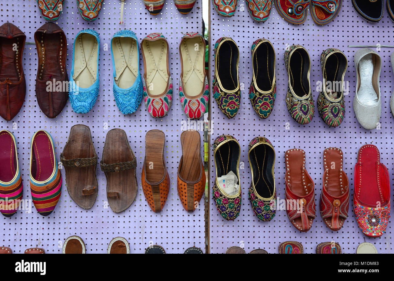 Footwear Market India Indian Stock Photos & Footwear Market India