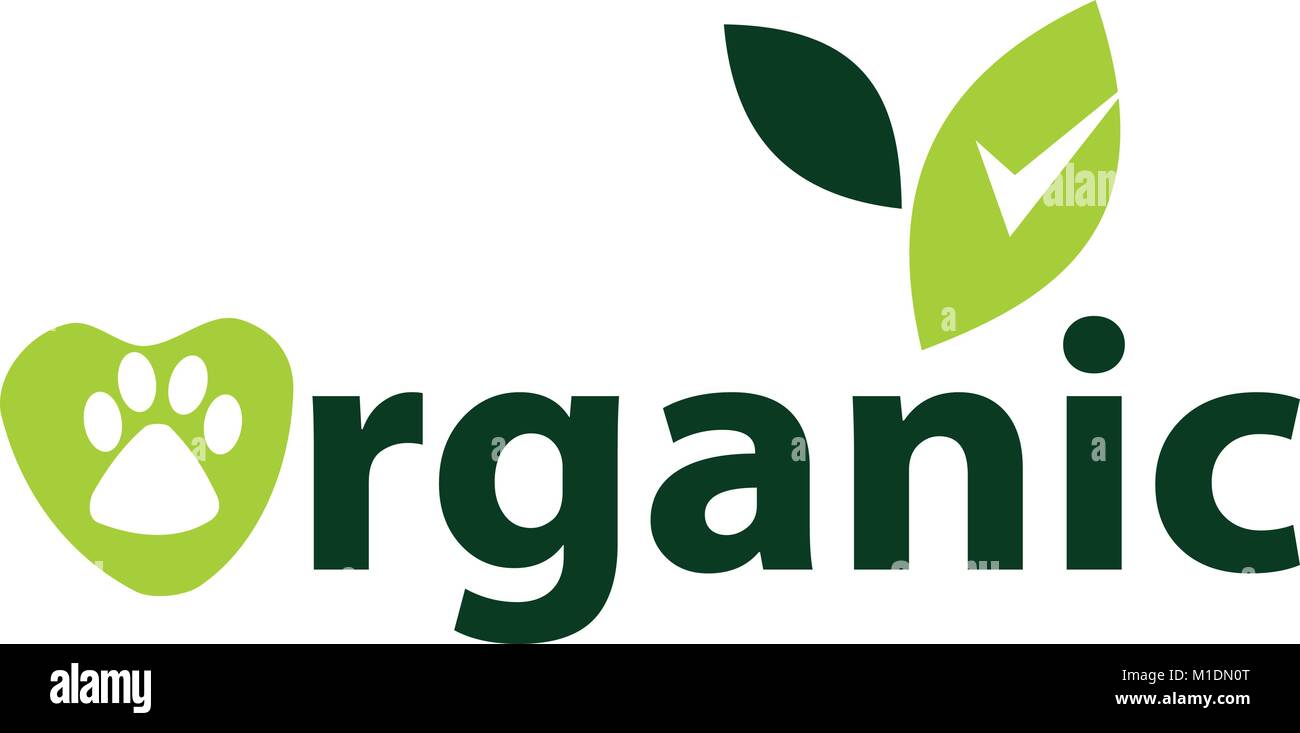 Organic Pet Food Stock Vector Art Illustration Vector Image