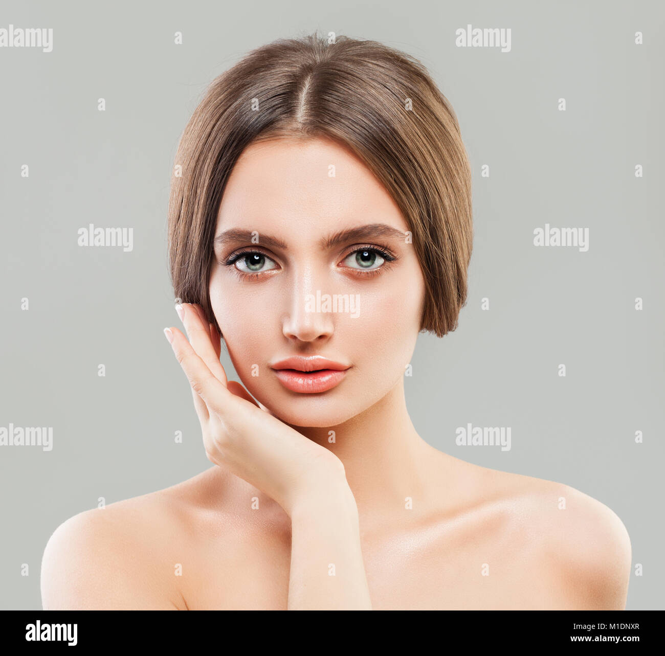 Perfect Lady Model. Pretty Woman Stock Photo - Alamy