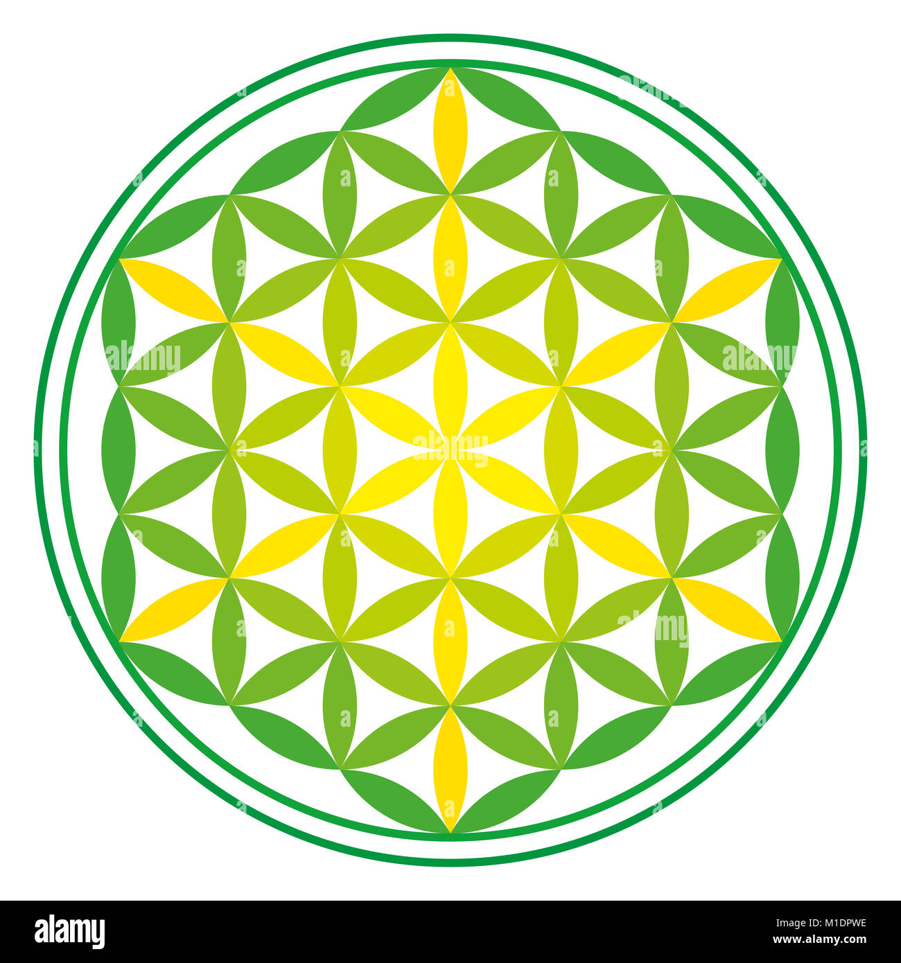 Flower of life symbol ancient hi-res stock photography and