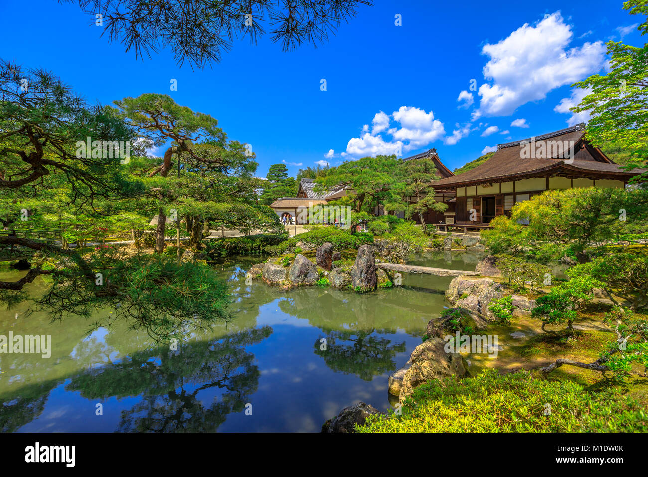 Jisho-ji Temple Kyoto Stock Photo