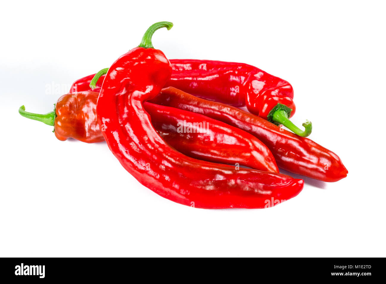 Sweet red pepper isolated on white background Stock Photo Alamy