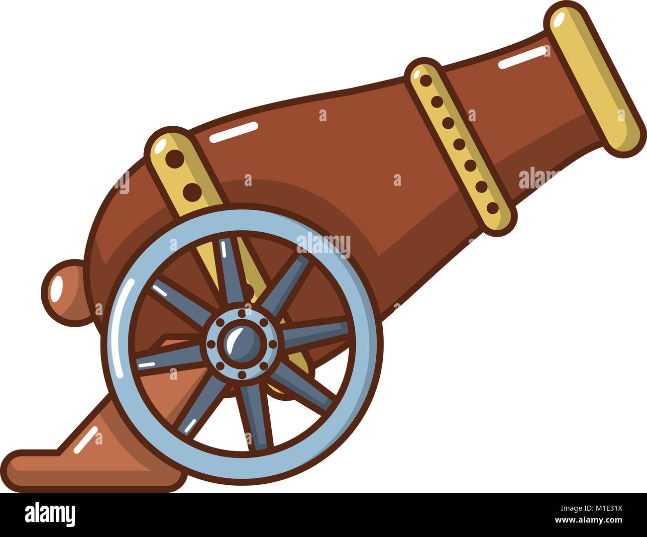 Automatic gun icon, cartoon style Stock Vector Image & Art - Alamy