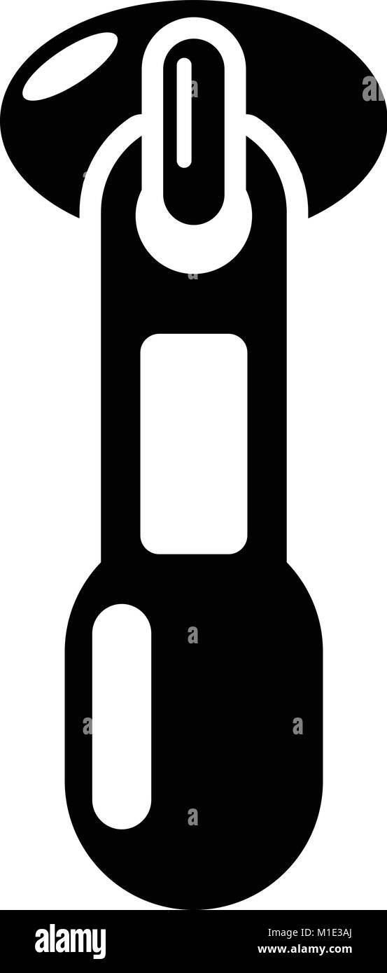 Zip icon, simple style Stock Vector Image & Art - Alamy