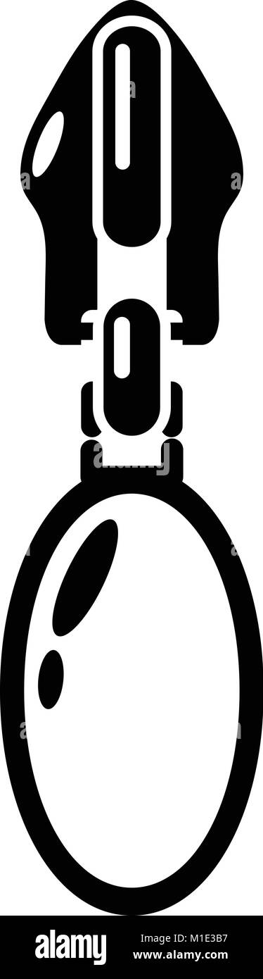 Oval zip icon, simple style Stock Vector Image & Art - Alamy