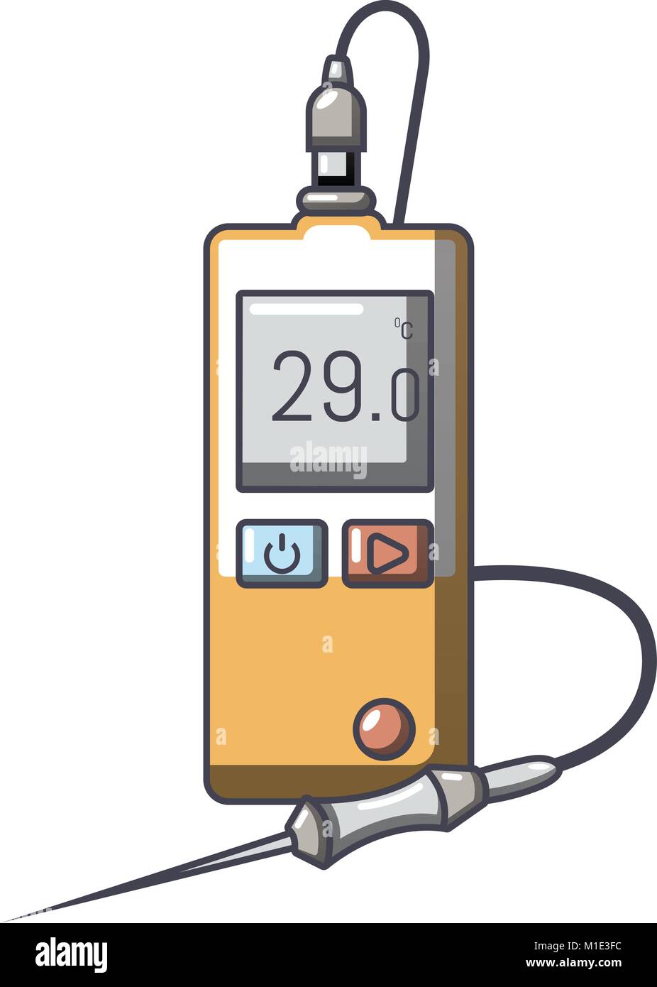 Digital tonometer icon, cartoon style Stock Vector Image & Art - Alamy