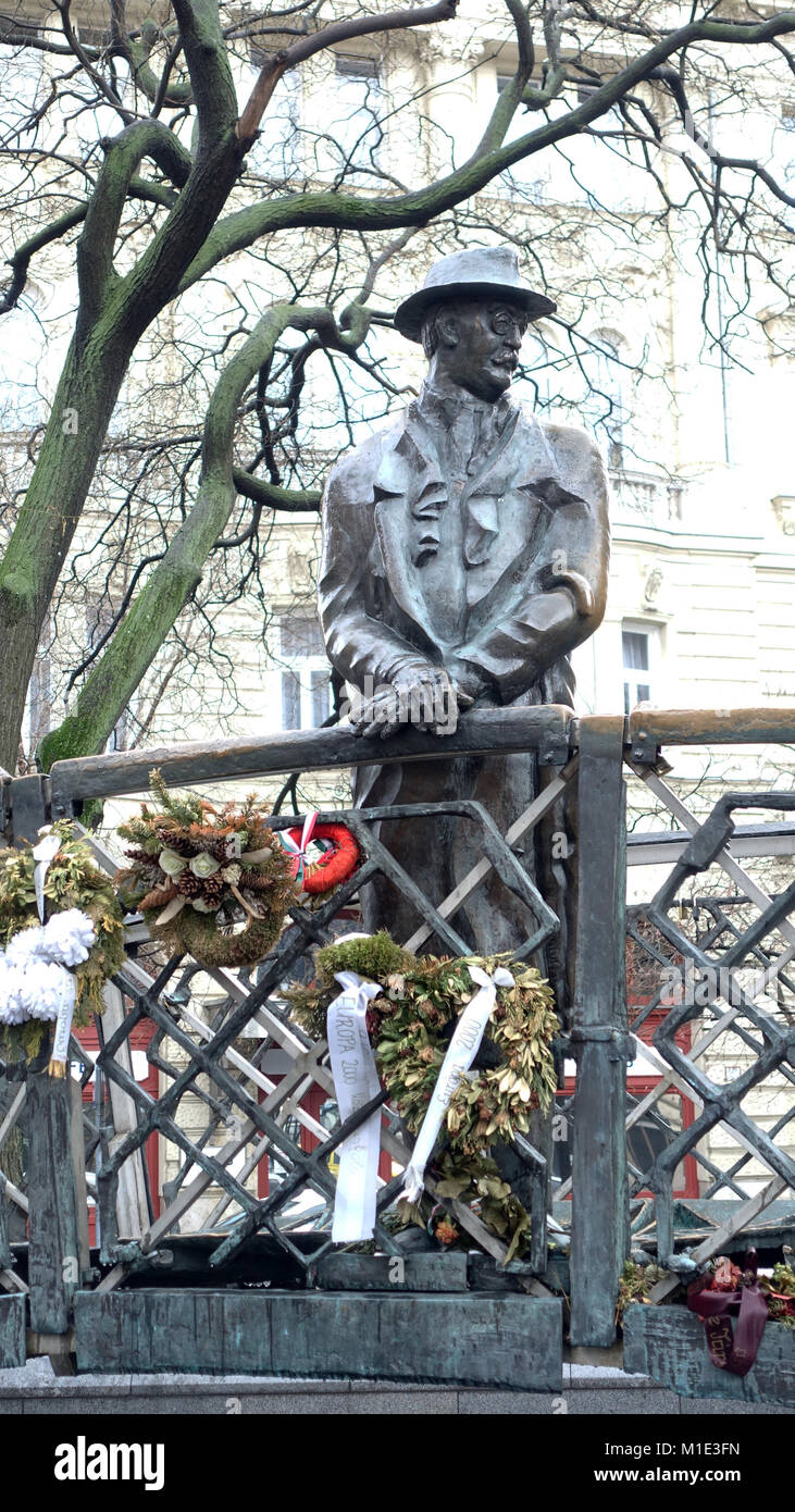 Statue of Imre Nagy Budapest  Hungary Stock Photo