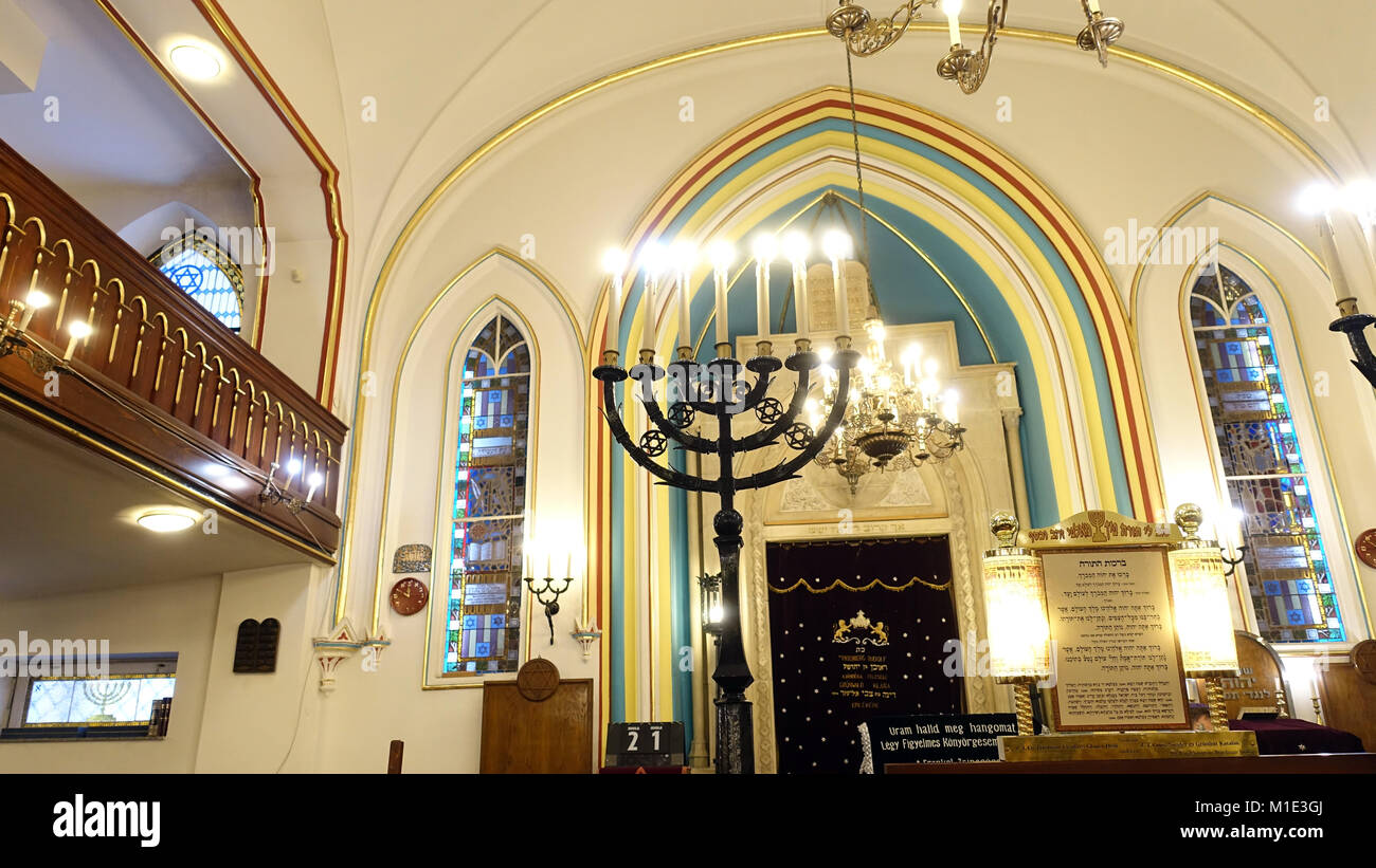 Leo Frankel synagogue Budapest Hungary Stock Photo Alamy