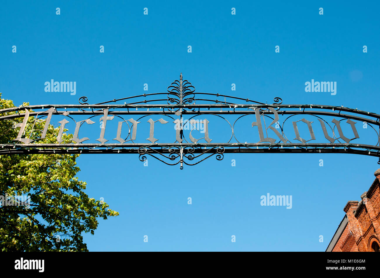 Victoria Rode Signs Victoria Row Sign - Charlottetown - Canada Stock Photo - Alamy