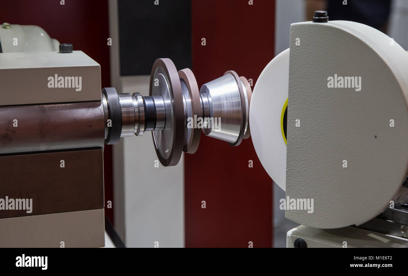 CNC cylindrical grinding machine Stock Photo Alamy