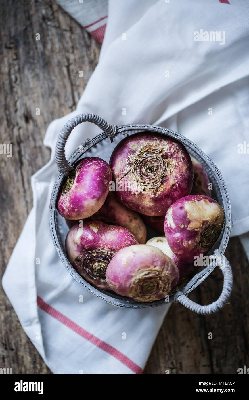 White turnip Stock Photo