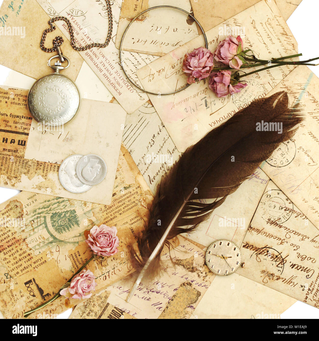 Scrap book paper hi-res stock photography and images - Alamy