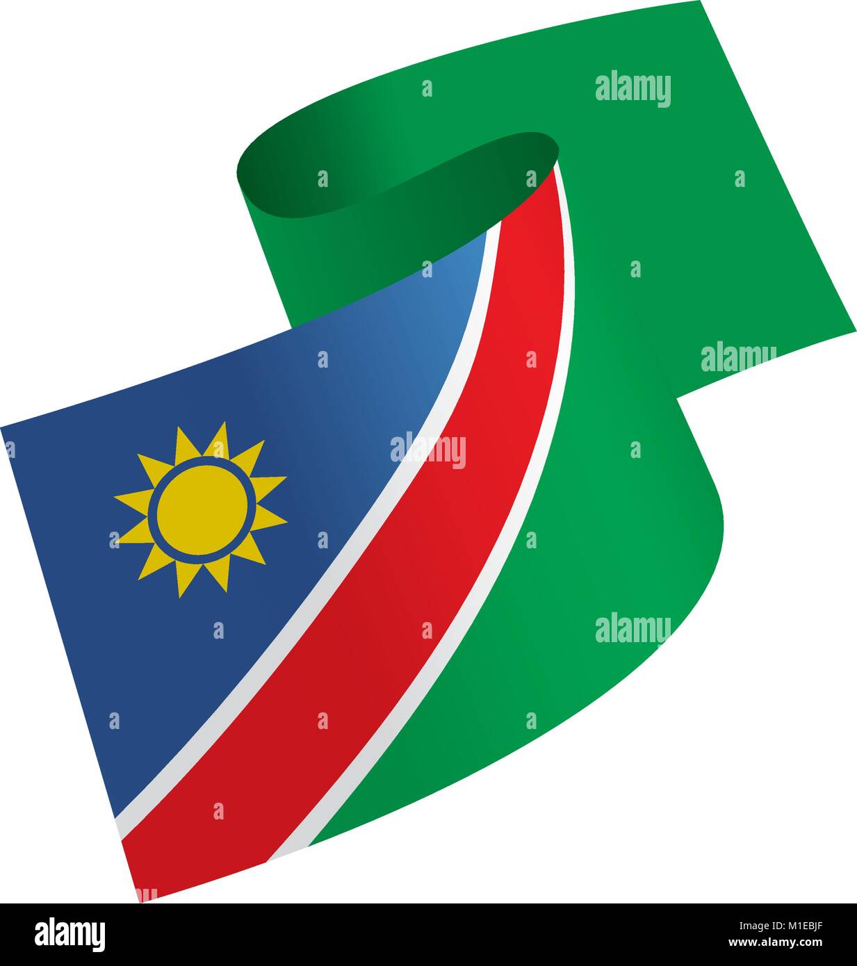 Namibia flag, vector illustration Stock Vector Image & Art - Alamy