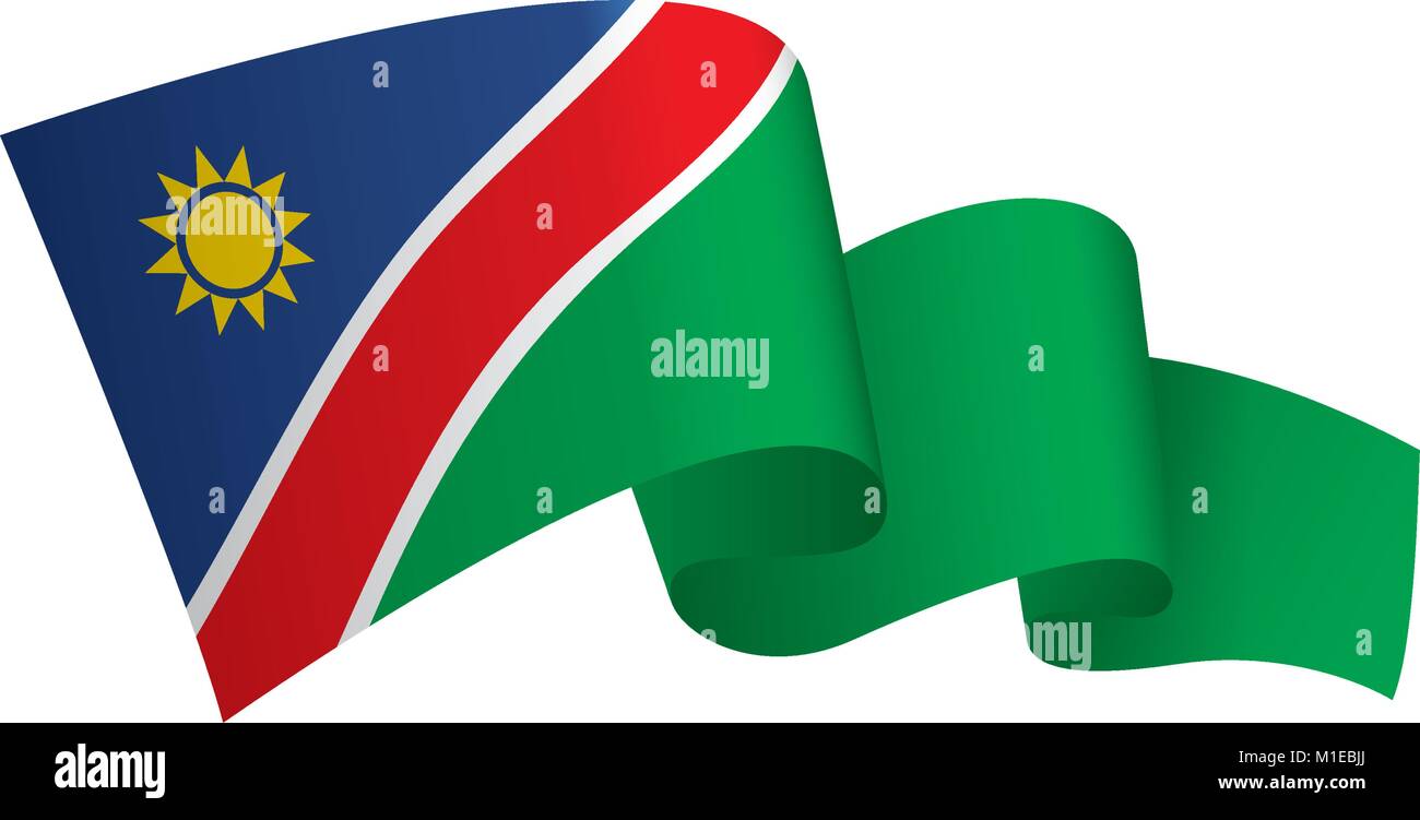 Namibia flag, vector illustration Stock Vector Image & Art - Alamy