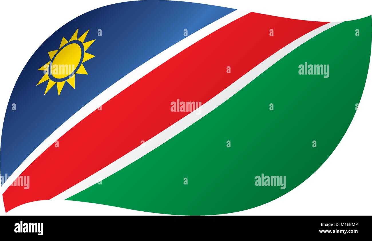 Namibia flag, vector illustration Stock Vector Image & Art - Alamy
