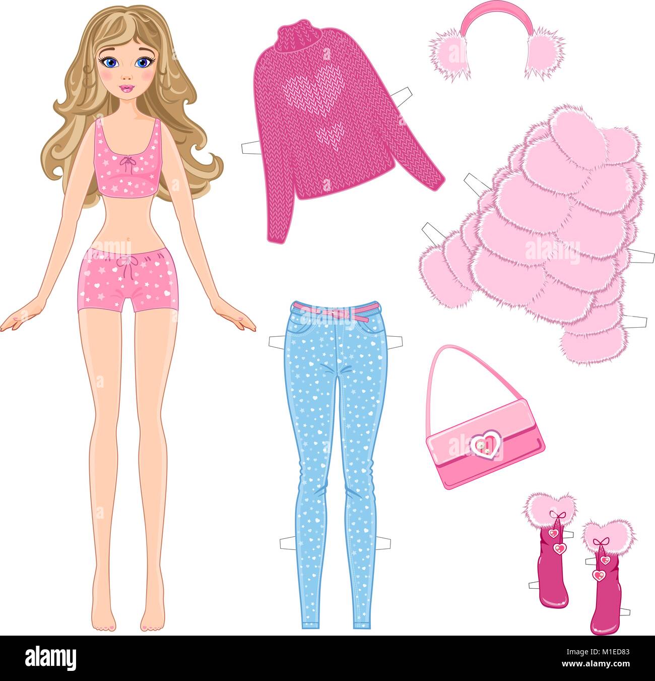 Paper Doll Clothes High Resolution Stock Photography and Images - Alamy