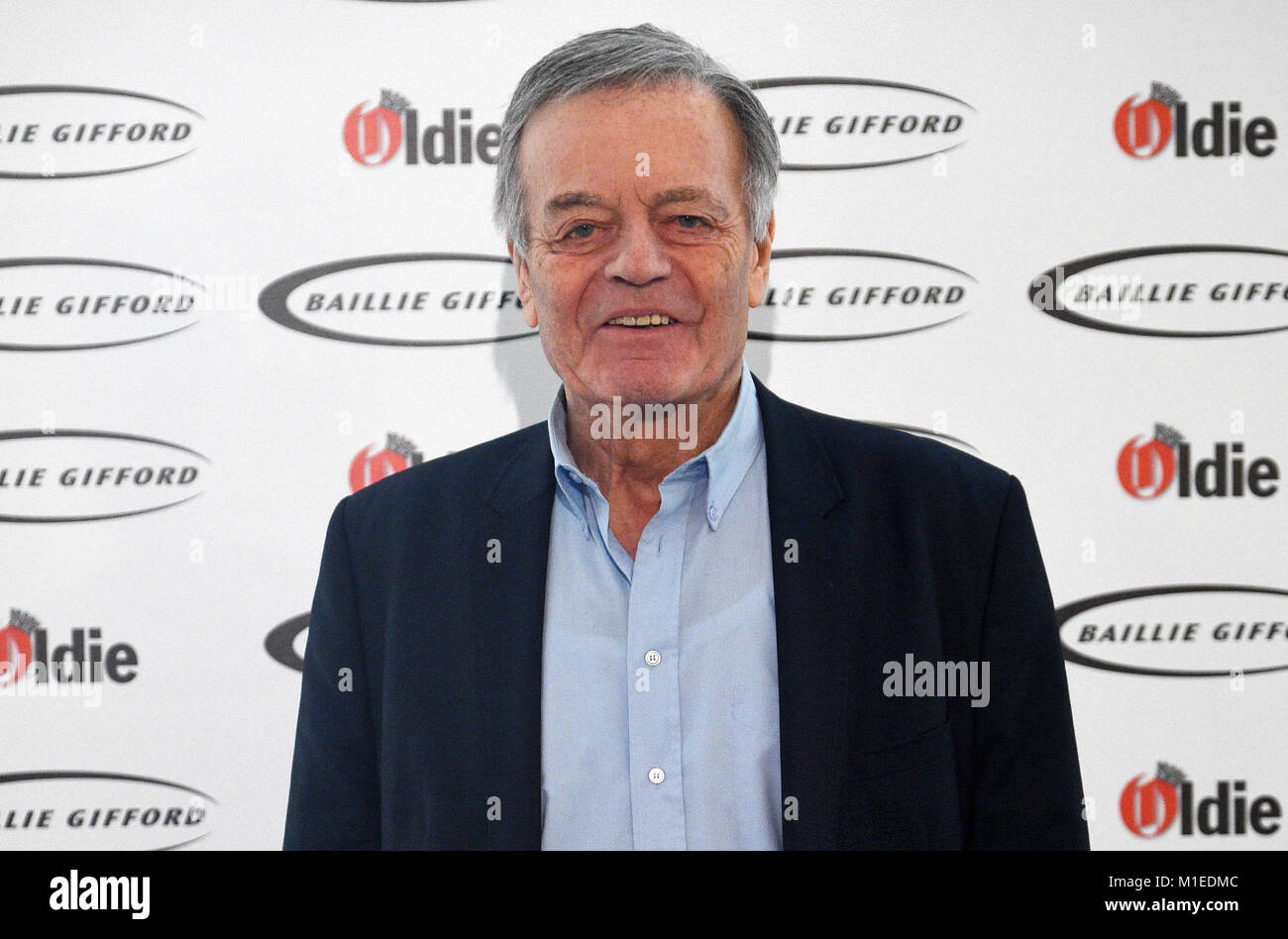 Tony Blackburn attending The Oldie of the Year Awards, at Simpsons in