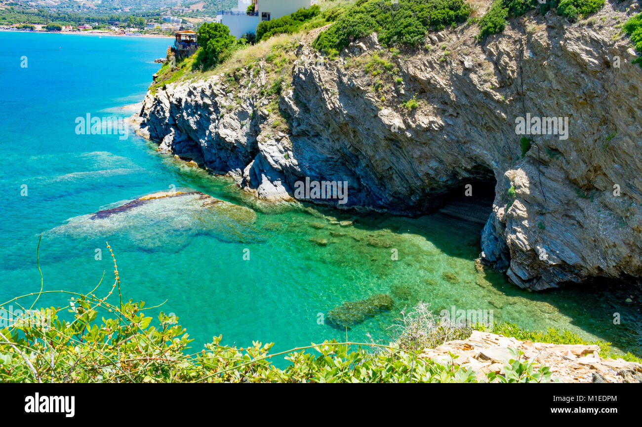 Bali, Crete, Greece, on the way to Karavostasi beach. Stock Photo