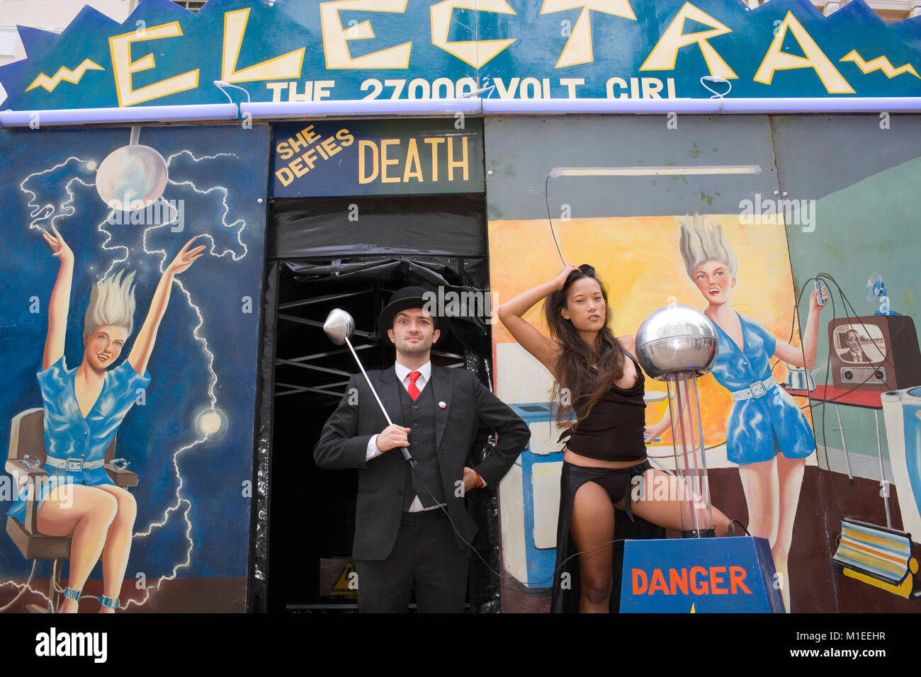 25 year old Ayla Sky as 'Electra' with the man who 'dicovered' her