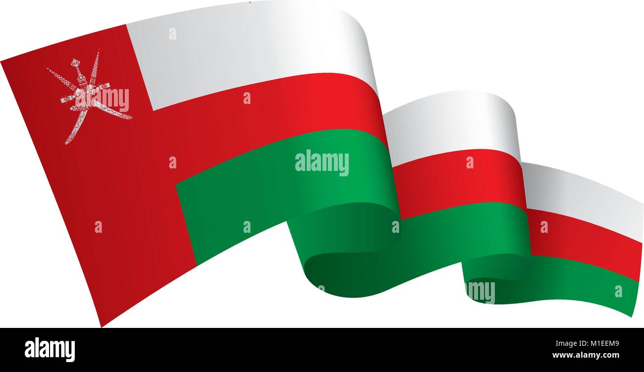 Oman flag, vector illustration Stock Vector Image & Art Alamy