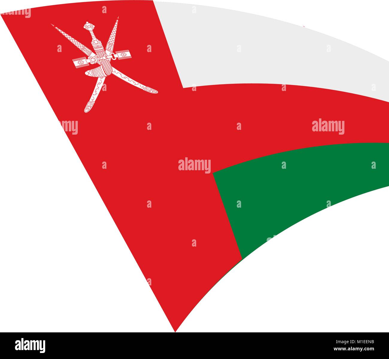 Oman flag, vector illustration Stock Vector Image & Art - Alamy