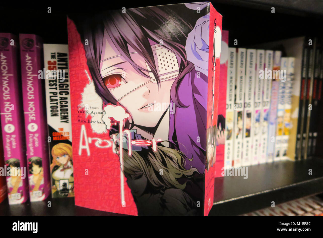Books Shelf Manga High Resolution Stock Photography And Images Alamy