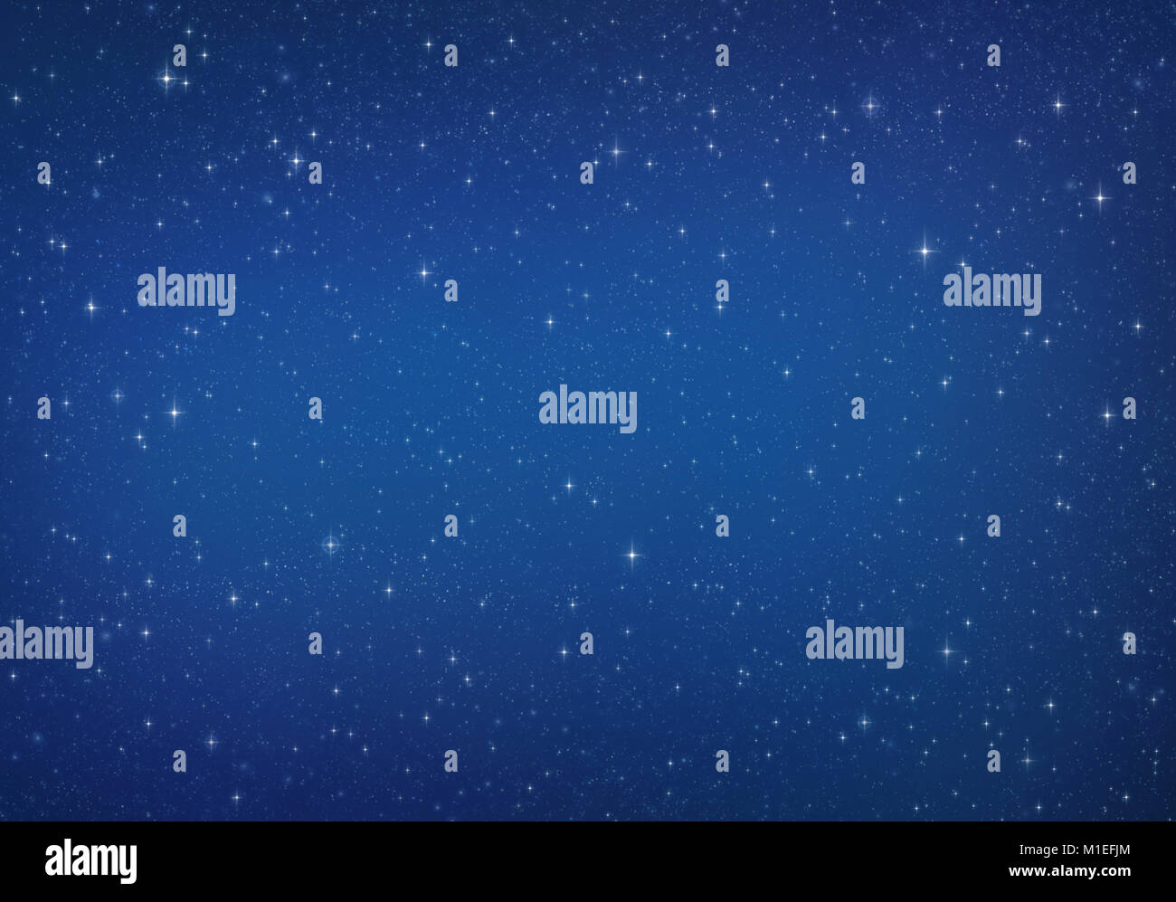 Infinite space full of stars in high resolution. Shining stars in the sky at night. Stock Photo