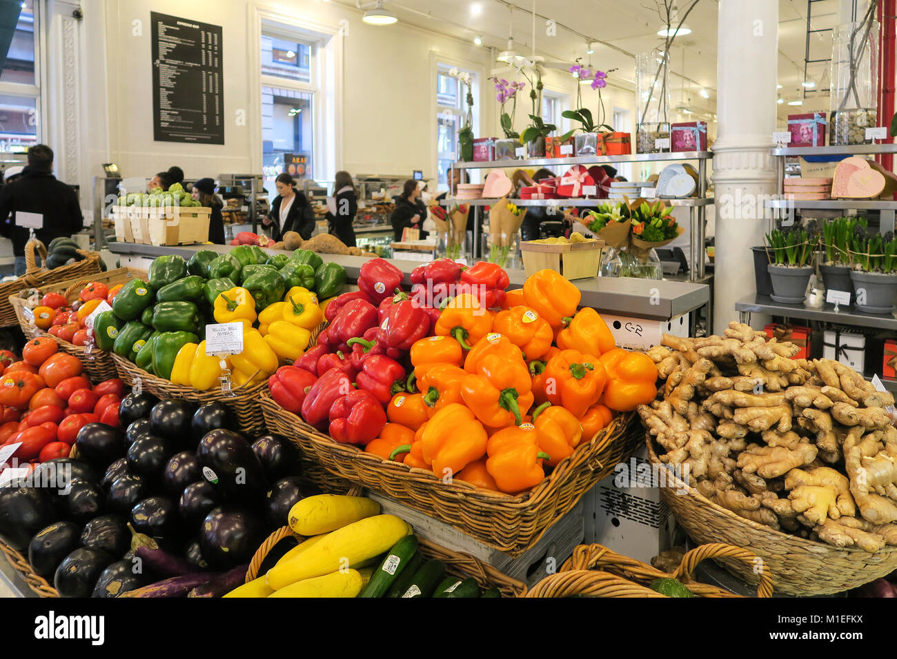 Dean & Deluca Specialty Grocery Store, SoHo, NYC, USA Stock Photo