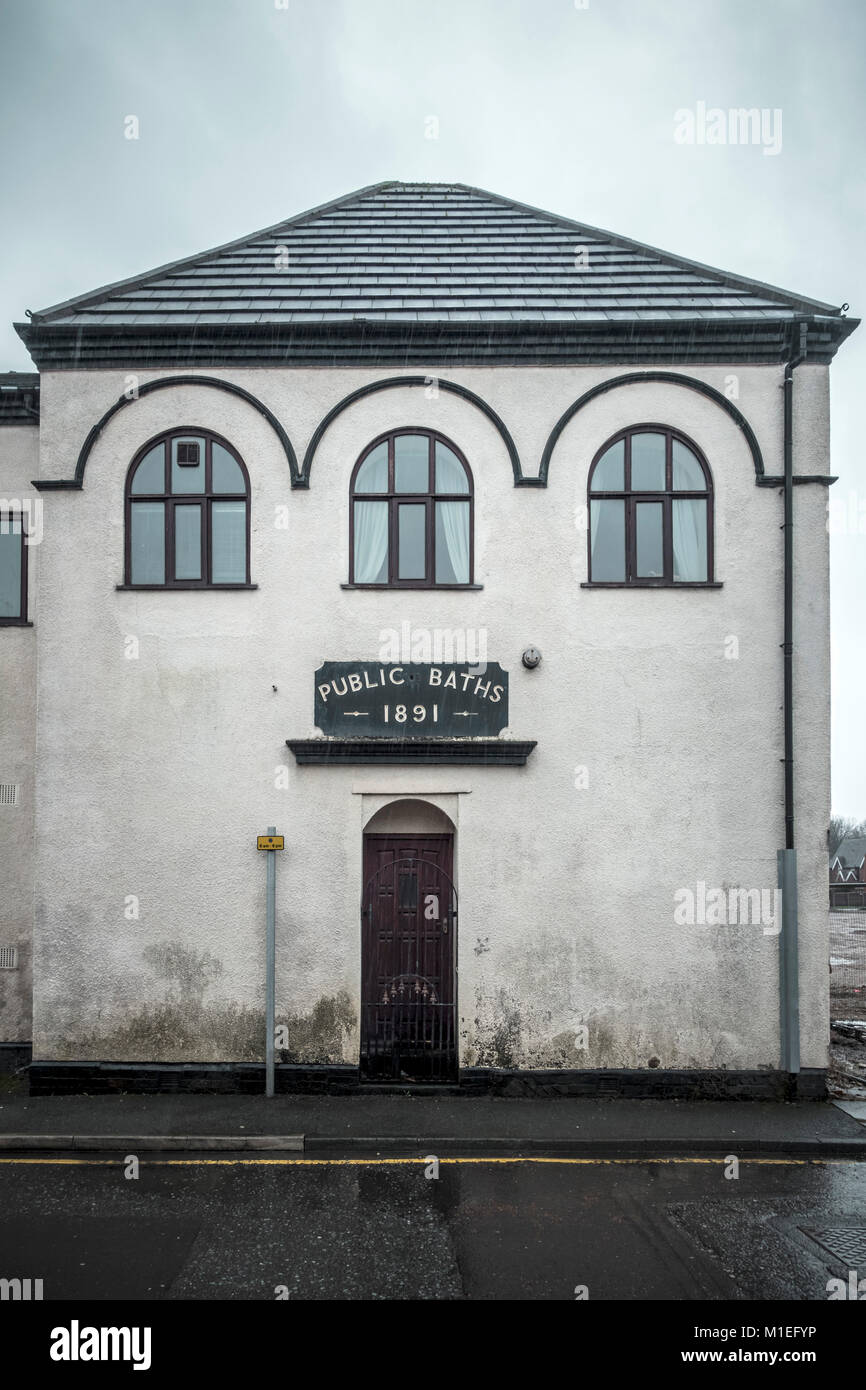 Old Public Baths in Heywood, Greater Manchester, UK Stock Photo Alamy