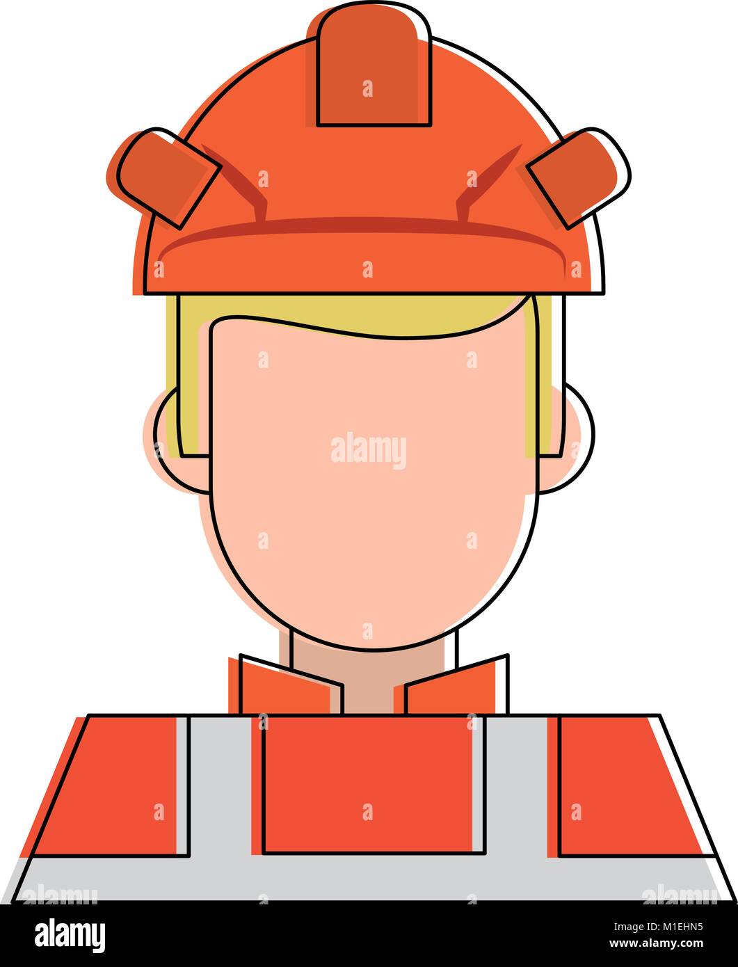 Firefigther faceless avatar Stock Vector Image & Art - Alamy
