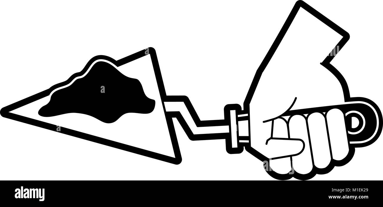 Hand holding spatula Stock Vector Image & Art Alamy