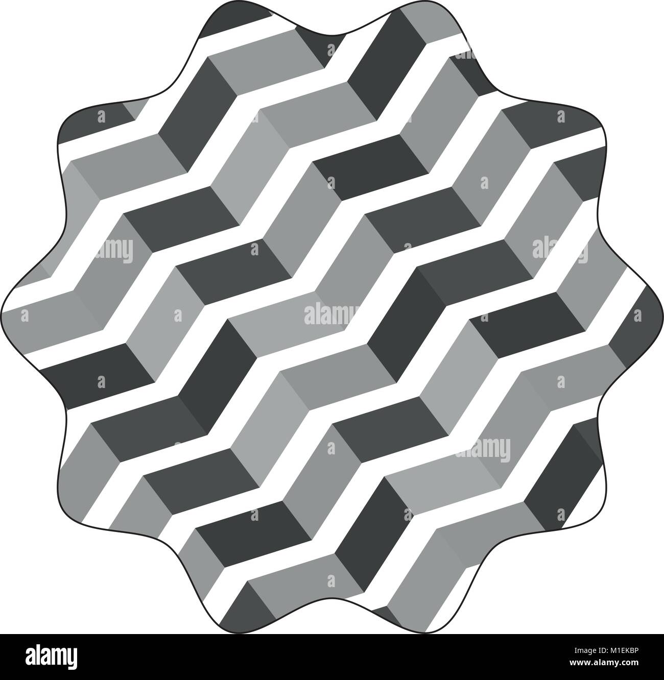 star with pattern abstract shapes background design vector illustration ...