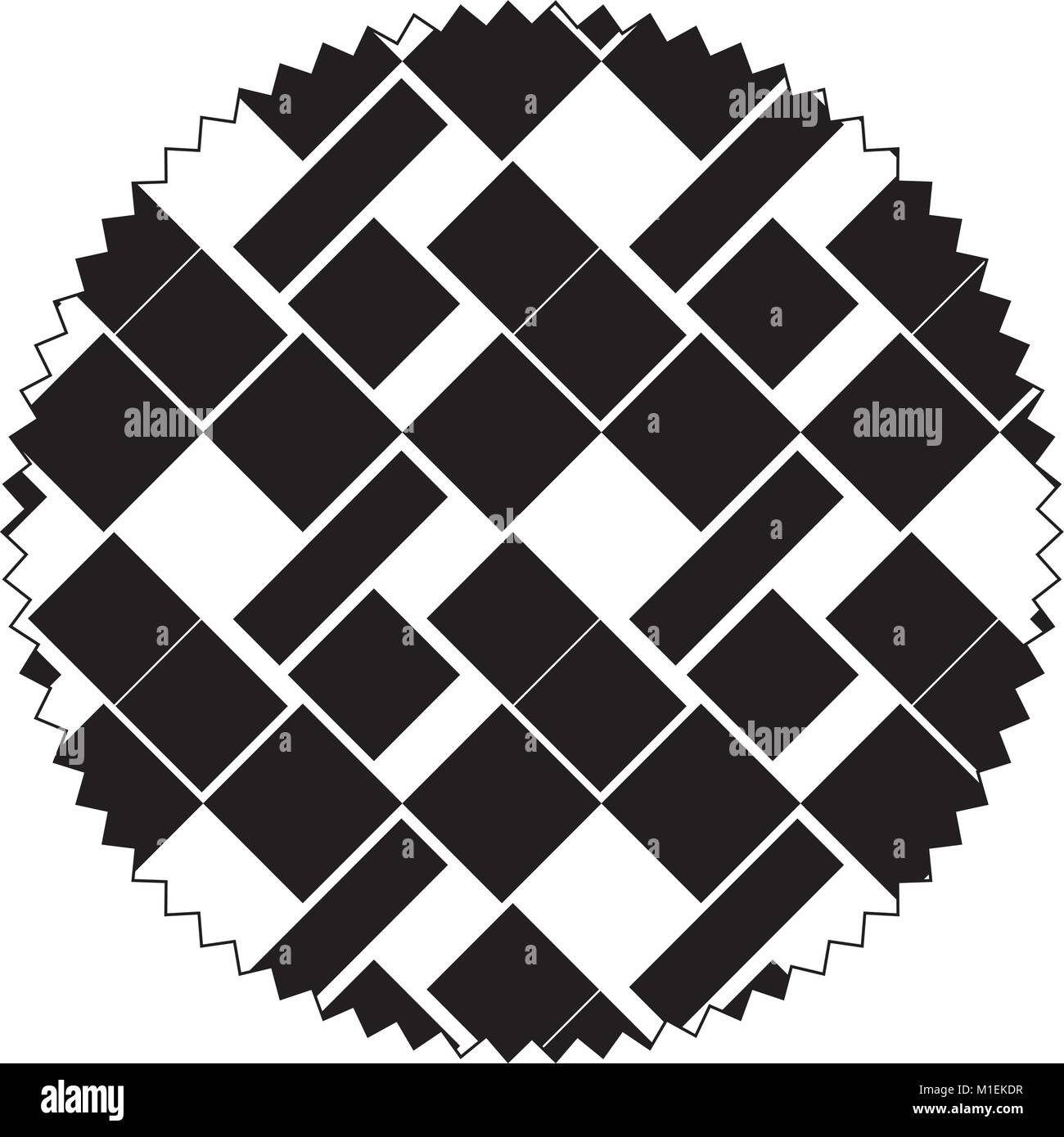 circle with pattern seamless shapes background design vector ...