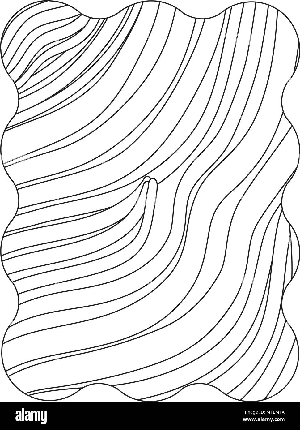 line figure with pattern geometric shapes background decoration Stock ...