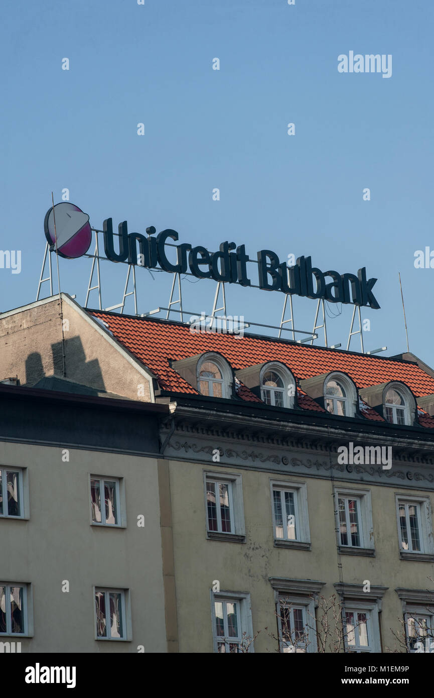 UniCredit BulBank Sofia Bulgaria Stock Photo - Alamy