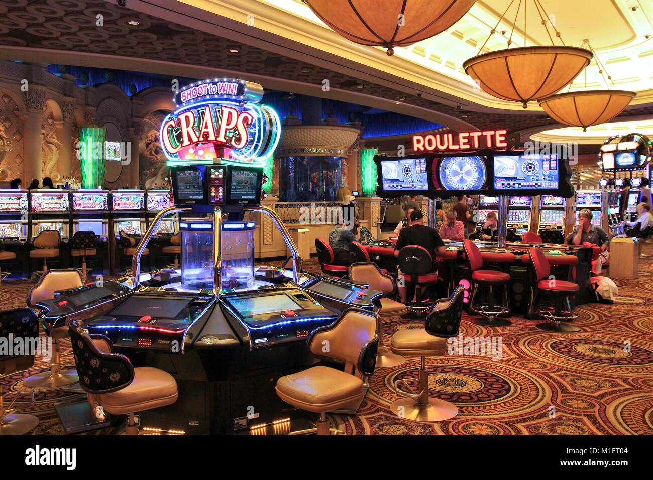 Las Vegas, Nevada, USA - Caesars Palace Casino Gaming Room Editorial Image  - Image of interior, north: 160149200