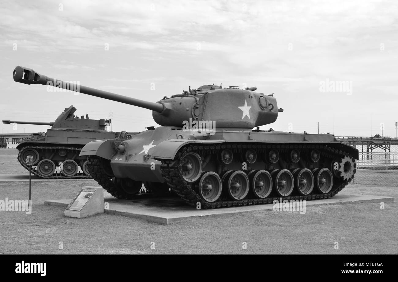 An American heavy Battle tank Stock Photo - Alamy