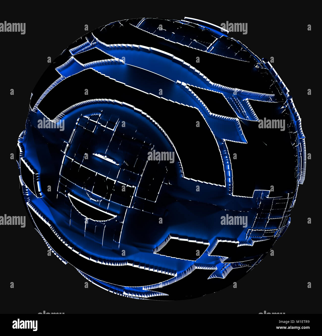 Wireframe sphere hi-res stock photography and images - Alamy